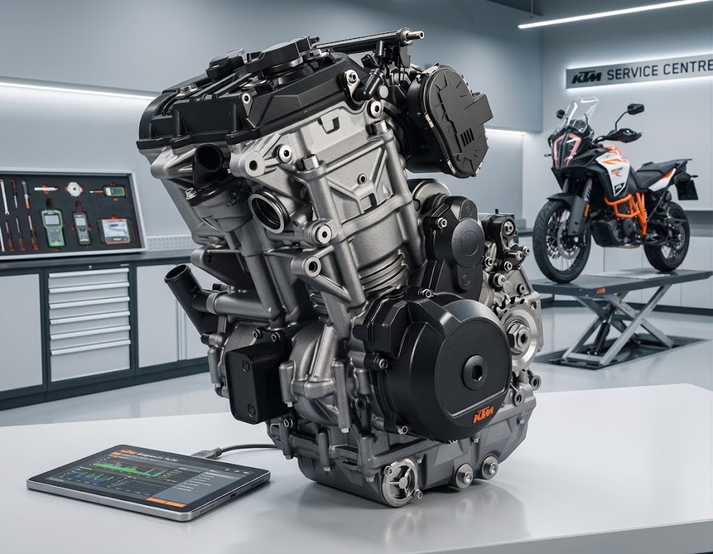 Двигатель KTM LC8c Двигатель LC8c