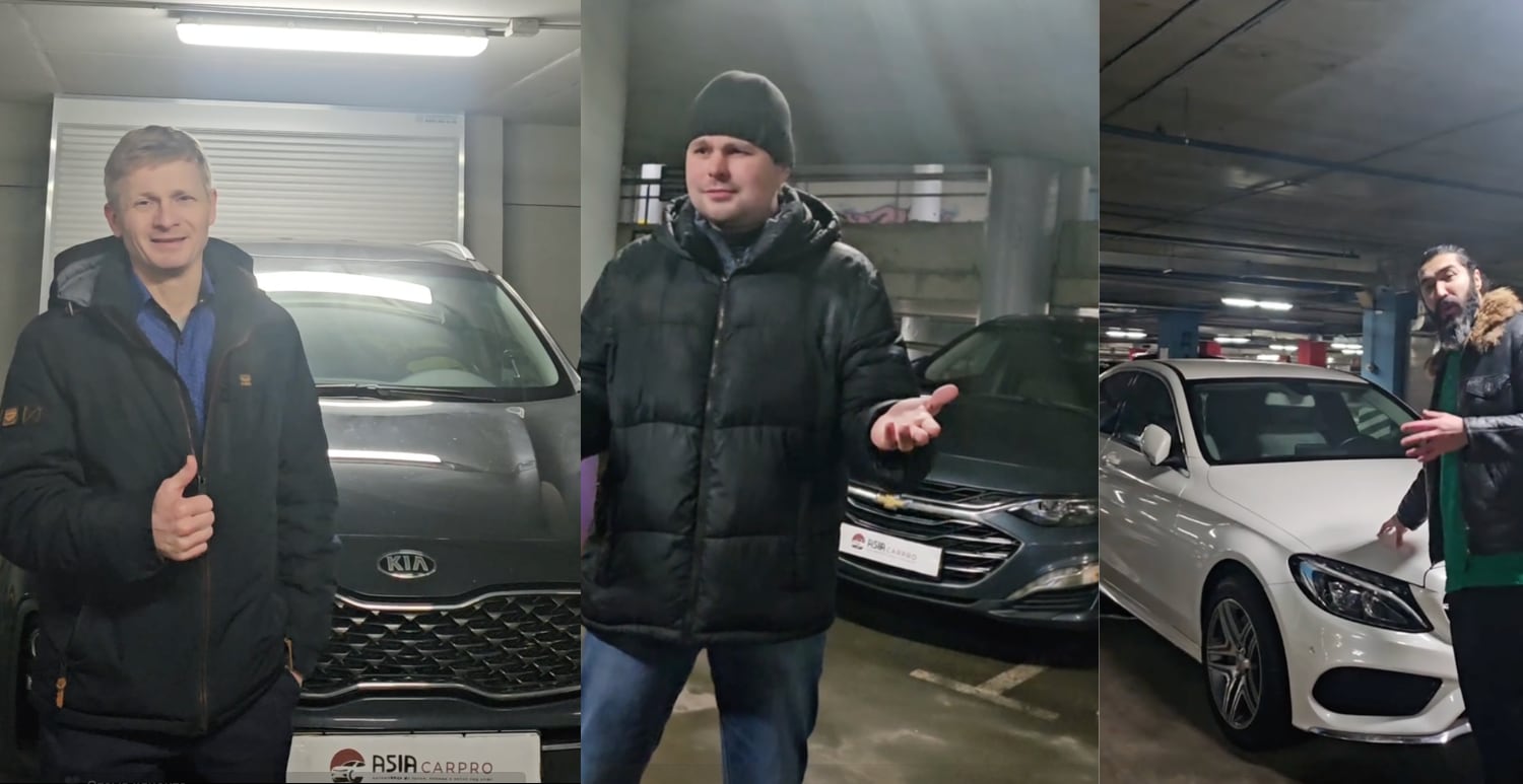 Стоп кадры с видеоотзывов. Неуверенное поведение, вдали от автомобиля и закрытый автомобиль Видео отзывы с сайта мошенников